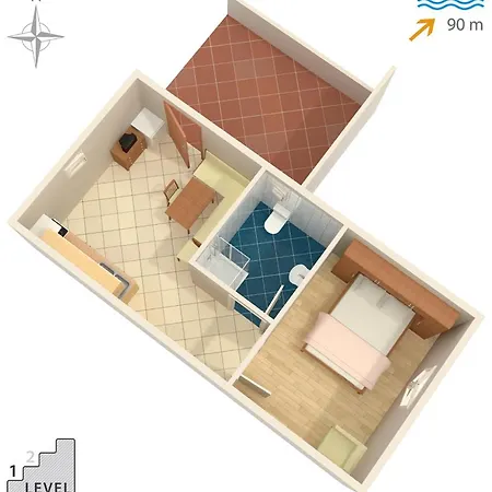 Seaside Holiday House Kali, Ugljan - 8429 Дом отдыха Кали